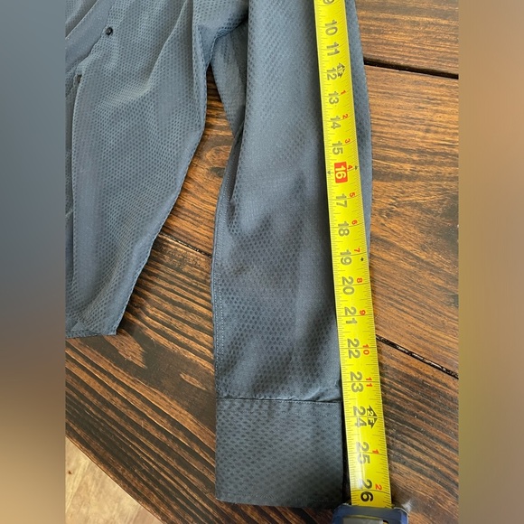 HARD ROCK BLACK LABEL MENS BUTTON DOWN LONG SLEEVE GRAY SHIRT Sz Med Flip Cuffs - Picture 8 of 11